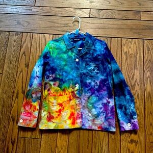 Land’s End OOAK rainbow jacket NWOT small